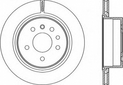 OPEN PARTS bdr222720 -  Тормозной диск